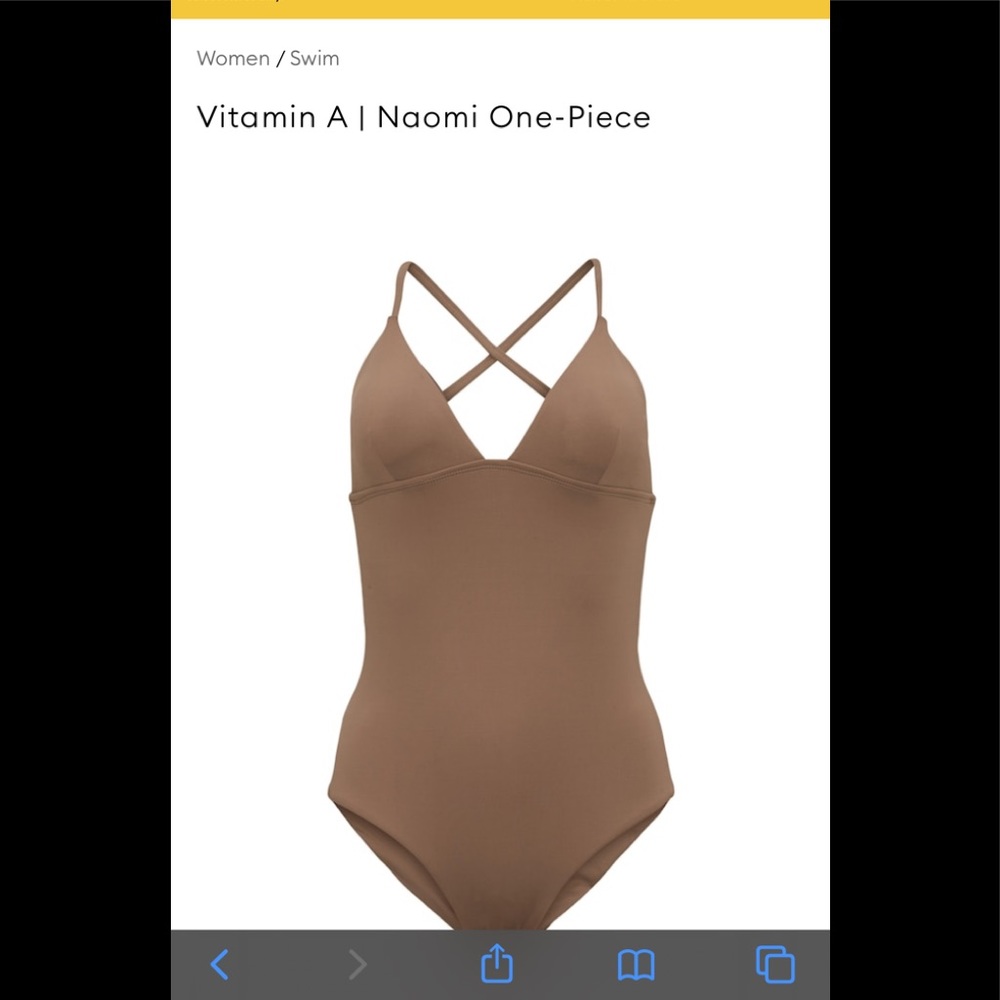 Vitamin A Naomi One Piece Org. $174